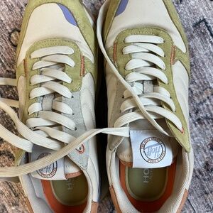 Hoff Women's Green and Cream Sneakers